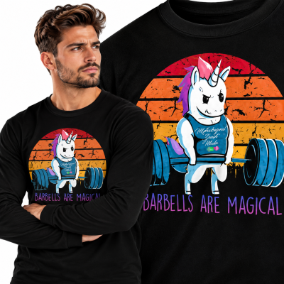 LONGSLEEVE NA SIŁOWNIĘ  UNICORNSQUATTING